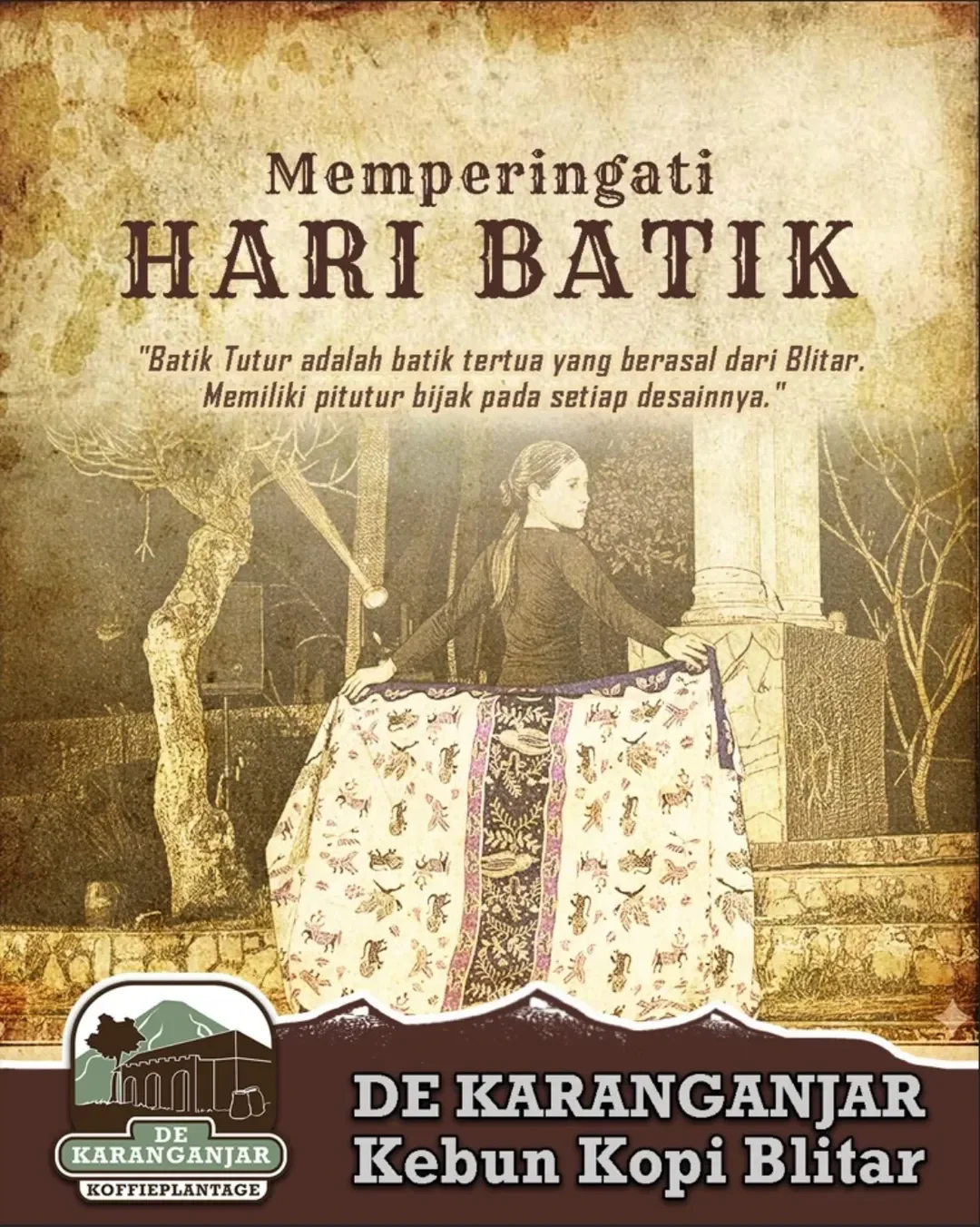 Selamat Hari Batik Nasional 🎉🇮🇩Batik bukan sekadar kain, tapi warisan penuh makna yang mengi