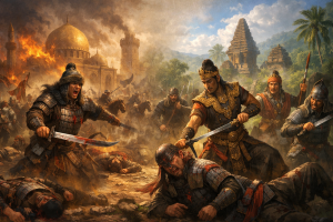 Ilustrasi ekspansi Mongol